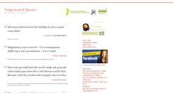 Desktop Screenshot of empoweredquotes.com